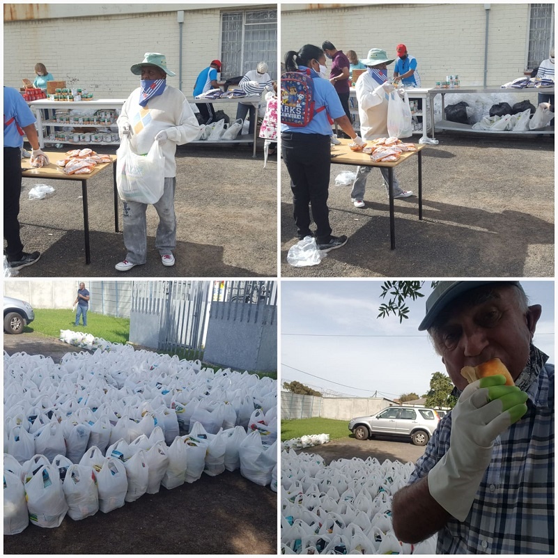 Completed picked bags and hot dog for the workers. Completed picked bags and hot dog for the workers.