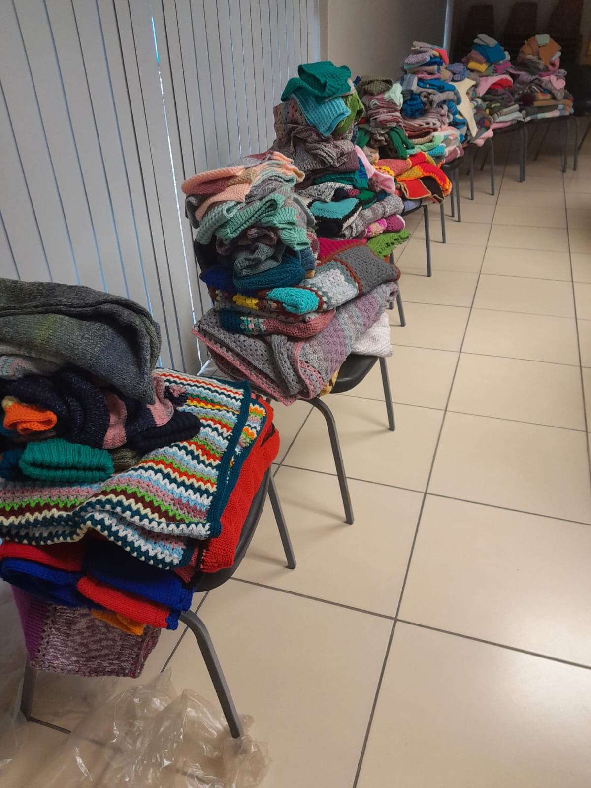 Chairs - or should it be Cheers - to the knitters!